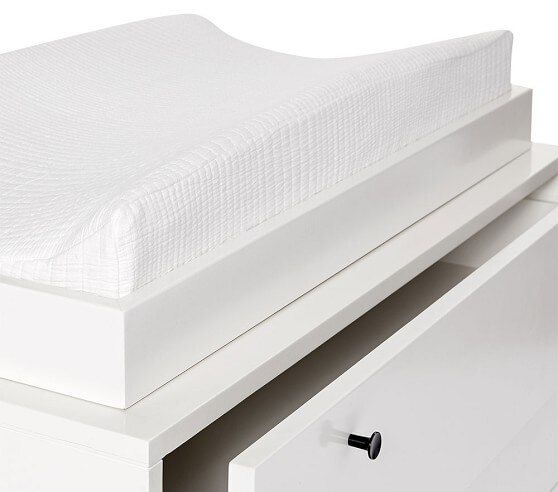 west elm x pbk Modern Changing Table Topper
